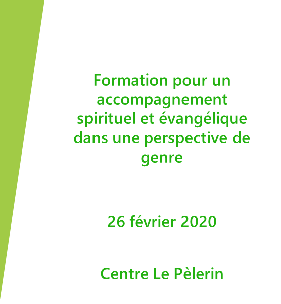 Formation pour un accompagnement spirituel et évangélique dans une perspective de genre